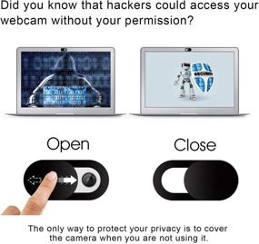img 3 attached to 🔒 Elimoons Ultra Thin Sticker Blocker MacBook: Enhanced Privacy and Security Solution