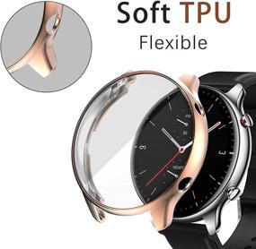 img 1 attached to Compatible Amazfit Protector Smartwatch Accessories Cell Phones & Accessories