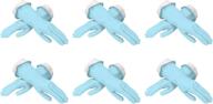 🧤 casabella premium waterblock cleaning gloves - 6 pairs (12 gloves) - blue, medium size logo