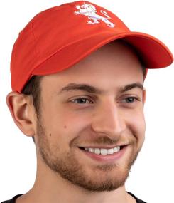 img 2 attached to Dutch Lion Netherlands Pride Nederlander Nederland Orange Oranje Baseball Cap Dad Hat by Ann Arbor T-shirt Co.