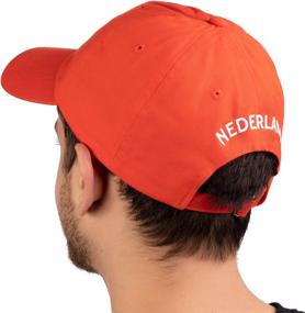 img 1 attached to Dutch Lion Netherlands Pride Nederlander Nederland Orange Oranje Baseball Cap Dad Hat by Ann Arbor T-shirt Co.