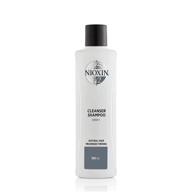 nioxin cleanser shampoo 10.1 fl oz, system 1-6 with peppermint oil for thinning hair - ideal for fine, natural, color, and chemically-treated hair logo