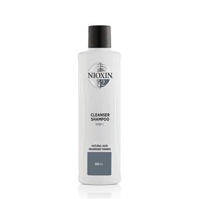 img 4 attached to Nioxin Cleanser Shampoo 10.1 fl oz, System 1-6 with Peppermint Oil for Thinning Hair - Ideal for Fine, Natural, Color, and Chemically-Treated Hair