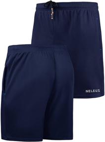 img 3 attached to Баскетбольные шорты для бега Neleus