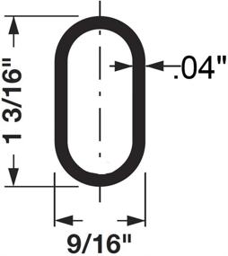 img 1 attached to 🔒 36" Oval Closet Rod with End Supports - Polished Chrome - Pack of 3 Sets: Organize your Closet Efficiently!