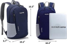 img 3 attached to Suyzufly Durable Lightweight Waterproof Backpack Outdoor Recreation