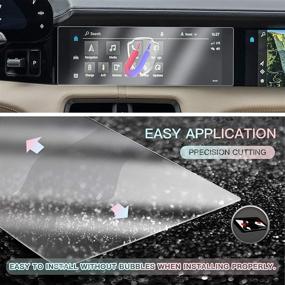 img 1 attached to 📱 Protective Film for 2020 Taycan 10.9 Inch Navigation Touch Screen - Crystal Clear & TPU Screen Protector