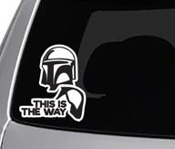 🔥 наклейка the way mando на шлем для машин, грузовиков, окон и бамперов | наклейка вдохновленная серией star wars mandalorian логотип