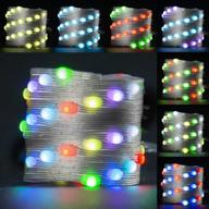 🔮 peiduo 10ft 30led color changing fairy string lights - battery operated with 12 lighting modes for craft, bedroom, ceiling, halloween, christmas decoration логотип