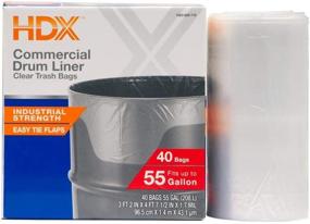 img 1 attached to HDX Gallon Clear Heavy Duty 40 Count