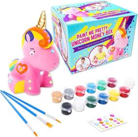 img 4 attached to 🦄 Craft Paint Unicorn Gifts for Girls