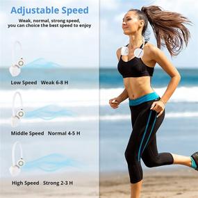 img 3 attached to 🌬️ Stay Cool Anywhere with TekHome Bladeless Portable Neck Fan – USB Rechargeable, Hand Free, Battery Operated Wearable Sport Fan for Women, Men, Outdoor Hiking, Camping & Home