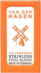 img 1 attached to 🪒 Van Der Hagen Stainless Steel Double Edge Razor Blades - Pack of 3 (5 Count) - High-Performance Shaving Blades