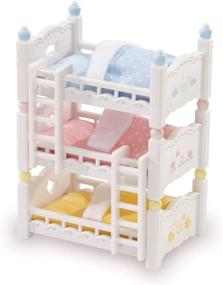img 4 attached to Calico Critters Triple Baby Bunk