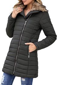 img 1 attached to Vetinee Casual Pockets Quilted Jacket Women's Clothing