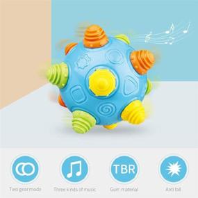 img 1 attached to 🎵 Baby Music Shake Dancing Ball Toy: BPA-Free Sensory Developmental Ball for Boys and Girls – Interactive and Bouncing Fun!