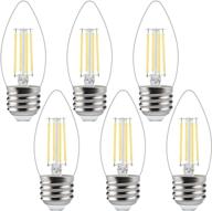 🔆 ganiude led daylight photocell filament candelabra bulb логотип