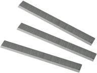 high speed steel (hss) jointer knives for jet 708457k jj-6cs, set of 3 by powertec - 6-inch logo