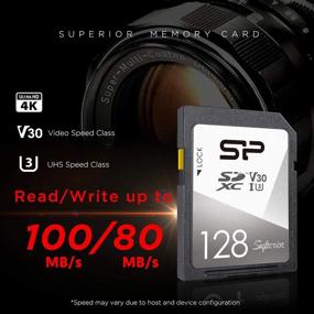 img 3 attached to Silicon Power 128GB UHS-1 U3 V30 Superior SDXC Memory Card: Увеличьте объем памяти и производительность вашего устройства.