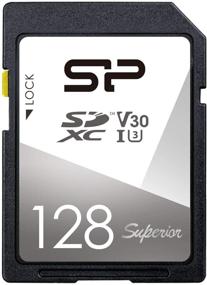 img 4 attached to Silicon Power 128GB UHS-1 U3 V30 Superior SDXC Memory Card: Увеличьте объем памяти и производительность вашего устройства.