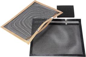 img 4 attached to 🔥 Large 13'' x 10'' Mesh Grill Bags for Outdoor Grill - Pack of 2