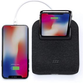 img 1 attached to ⏰ Enhanced Convenience with iHome iBTW20 TIMEBASE Dual Charging Bluetooth Alarm Clock: Wireless & USB Charging (Black)