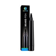 🧔 black waterproof beard pencil filler for men - enhance beard, mustache, and eyebrows - easy application with micro fork tips logo