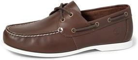 img 4 attached to Brown Timberland Men's Boat Shoe