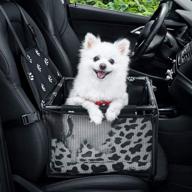 genorth dog car seat for small and medium pets - pet car booster seats for back and front seat, ideal for dogs and puppies logo