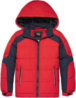 zshow boys' hooded winter puffer quilted jackets & coats: warm and stylish outerwear logo