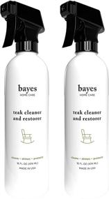 img 4 attached to 🧴 Bayes Teak Cleaner & Restorer - High Performance Formula - Cleans, Shines, Protects and Revives - Maintains Fine Teak and Restores Neglected Teak - 16 oz, 2 Pack