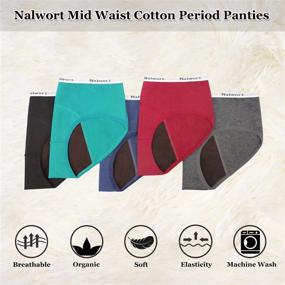 img 1 attached to Nalwort Underwear Menstrual Panties Postpartum