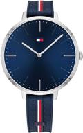 tommy hilfiger womens stainless silicone logo