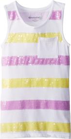 img 2 attached to Stripe Iridescent Sequins Bright X Large Girls' Clothing