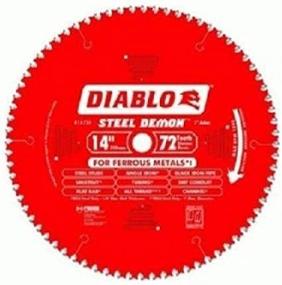 img 4 attached to 🔪 Diablo D1472CF 14-inch Steel Demon 72T Cermet II Carbide Blade for Ferrous Metal Cutting