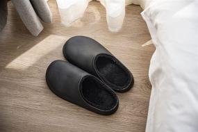 img 1 attached to 👞 Womens Mens Lined Clogs Slippers: Comfortable and Stylish Men's Shoes