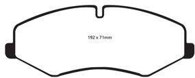 img 1 attached to 🚗 EBC Brakes DP62060 6000 Series Greenstuff Brake Pads for Trucks and SUVs