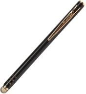 truglide mesh fiber stylus: premium touch screen pen for tablets, ipad, and smartphone - black/gold logo