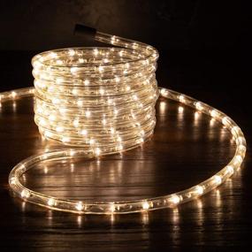 img 3 attached to 🔦 WYZworks LED Extendable Rope Lights: 10ft, Warm White, Water Resistant, Indoor/Outdoor Lighting