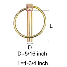 img 1 attached to Удобный набор крепежных элементов для тракторов, прицепов и коневозов: в комплекте шпильки!