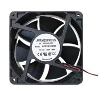 🌀 замена охлаждающего вентилятора avanexpress - afb1212she high cfm, 120x38мм, 2pin 2wire, 12v dc логотип