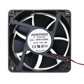 img 4 attached to 🌀 Замена охлаждающего вентилятора Avanexpress - AFB1212SHE High CFM, 120x38мм, 2Pin 2Wire, 12V DC