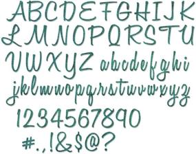 img 4 attached to 🔠 Sizzix 662228 Tim Holtz Blue Thinlits Dies: Upper and Lower Case Alphabet with Numbers for Crafting