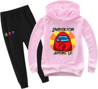 👦 active boys' clothing: stylish pullover hoodie sweatpants and fashion sweatshirt логотип