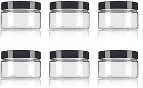 img 1 attached to Refillable Plastic Cosmetic Containers for Customizable Profile Beauty Essentials