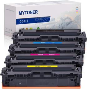 img 4 attached to 🖨️ Top-Quality MYTONER 054H Compatible Toner Cartridge Replacement for Canon Printers (Black Cyan Magenta Yellow, 4-Pack)