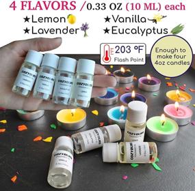 img 2 attached to 🕯️ Enhance Your Candle Making Experience with Cozyours Wax Dye Flakes & Fragrance Oils (16/4 Pack) - Perfect for All Wax Types. 0.21 Oz per Bag!