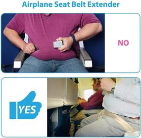 img 1 attached to WaiNynyda Airplane Seat Belt Extender