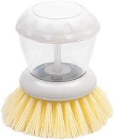 img 4 attached to 🧼 Reservoir Hand-held Pot Brush: Powerful Automatic Kitchen Decontamination + Pressure Liquid Dishwashing for Clean & Sparkling Pots – Sink & Kitchen Cleaning Made Easy!