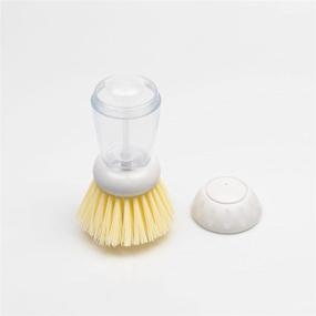 img 2 attached to 🧼 Reservoir Hand-held Pot Brush: Powerful Automatic Kitchen Decontamination + Pressure Liquid Dishwashing for Clean & Sparkling Pots – Sink & Kitchen Cleaning Made Easy!